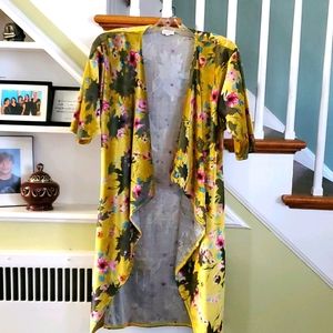 LuLaRoe Asian flora kimono